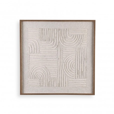 TOILE ENCADRÉE 60X60 CLAY