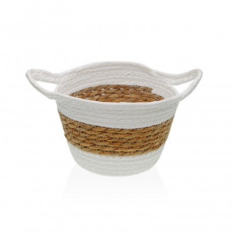 PANIER ROND AVEC ANSES BLANC