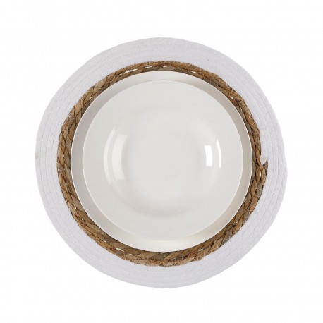 SOUS-PLAT BLANC 35CM