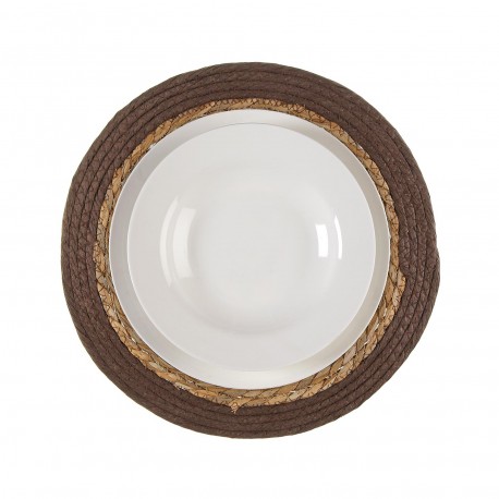 SOUS-PLAT MARRON 35CM