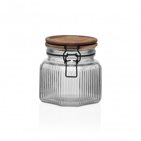 BOCAL AVEC COUVERCLE ACACIA 800ML