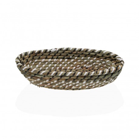 PANIER BLANC ET NOIR 35 CM