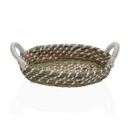 PANIER BLANC ET VERT 26 CM