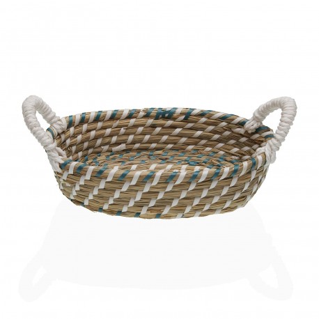 PANIER BLANC ET BLEU 26 CM