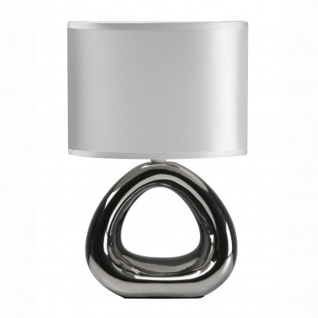 LAMPE DE TABLE ARGENT