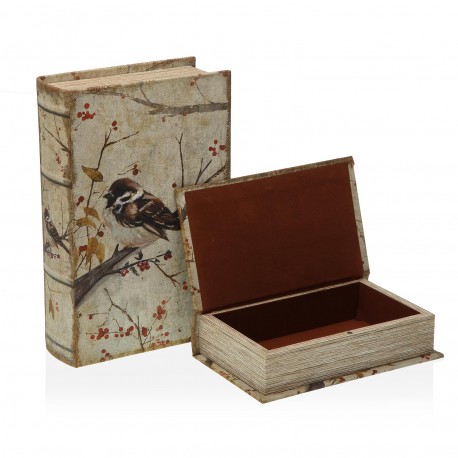 BOITE LIVRE OISEAU X2