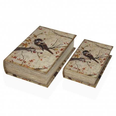 BOITE LIVRE OISEAU X2