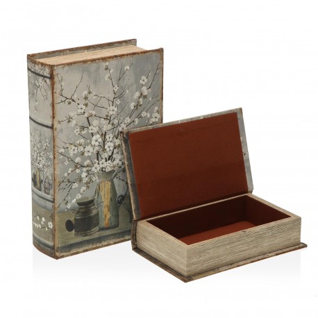 BOITE LIVRE FLEUR DE COTON X2
