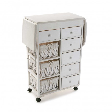 MEUBLE À TIROIRS BLANC