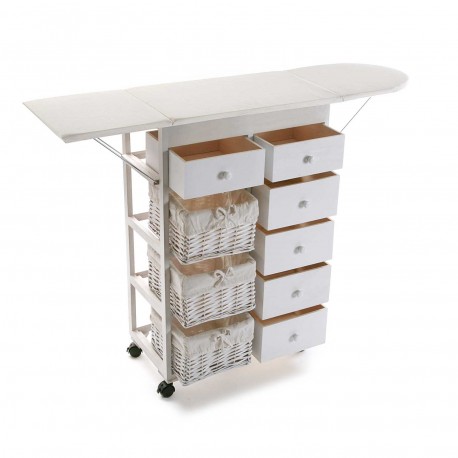 MEUBLE À TIROIRS BLANC