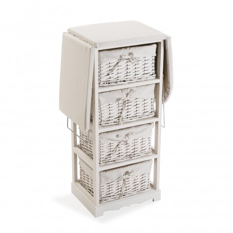 MEUBLE À TIROIRS BLANC BASIQUE