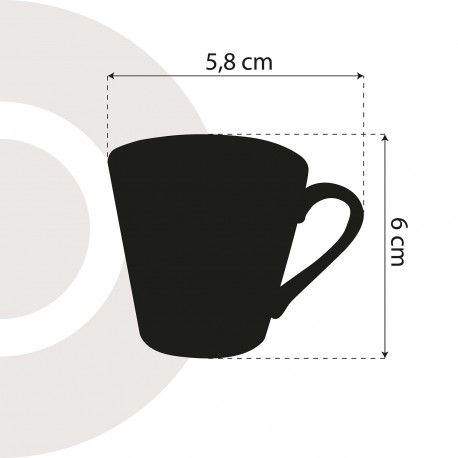 SET 6 TASSES CAFÉ LAISON