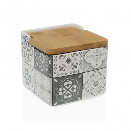SALIÈRE CÉRAMIQUE  GREY MOSAIC