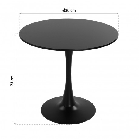 TABLE RONDE NOIRE