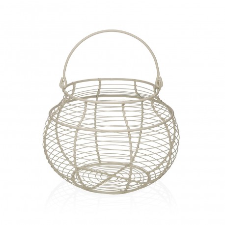 PANIER À ŒUF BLANC