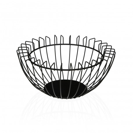 CORBEILLE À FRUITS NOIR 26 CM