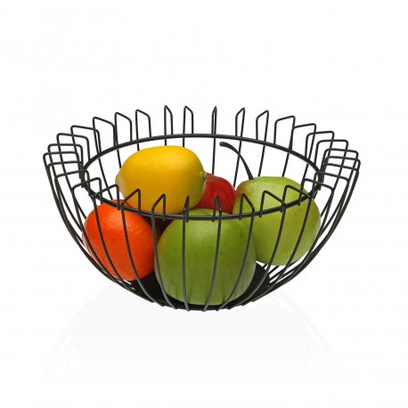 CORBEILLE À FRUITS NOIR 26 CM