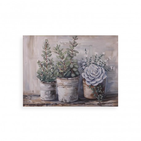 TABLEAU TOILE VASES 30 X 40
