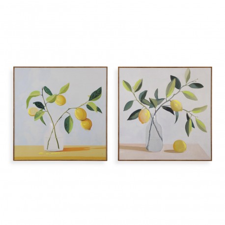 TABLEAU ASSORTIMENT CITRONS 40 X 40