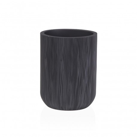 GOBELET BROSSE À DENTS GRIS FONCÉ