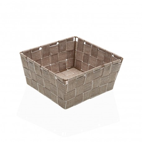 PANIER CARRÉ 19 X 19 BEIGE