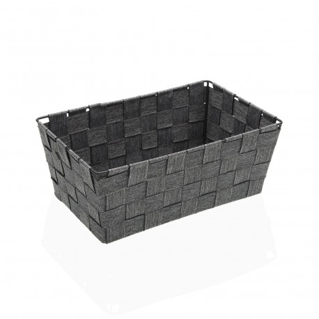 PANIER CARRÉ 27 X 17 GRIS