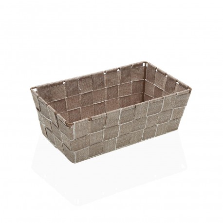 PANIER CARRÉ 24 X 14 BEIGE