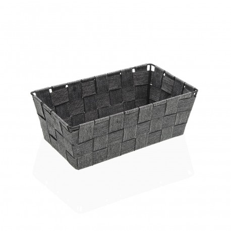 PANIER CARRÉ 24 X 14 GRIS