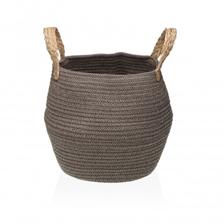 PANIER ARRONDI GRIS FONCÉ