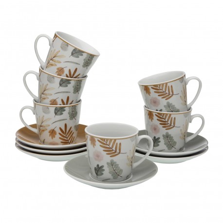 SET 6 TASSES THÉ TABITHA