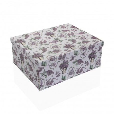SET 10 BOÎTES CARTON LAVANDE