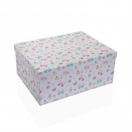 SET 10 BOÎTES CARTON FLEURS