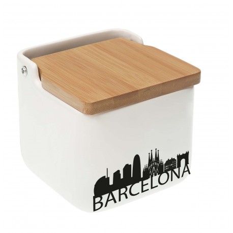 SALIÈRE COUVERCLE BAMBOU BARCELONA