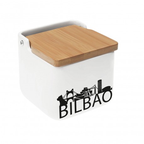 SALIÈRE COUVERCLE BAMBOU BILBAO