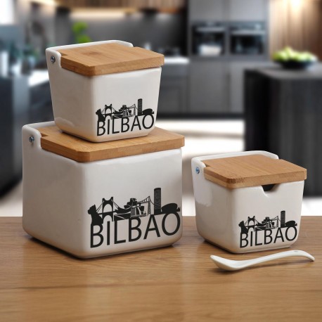 SALIÈRE COUVERCLE BAMBOU BILBAO