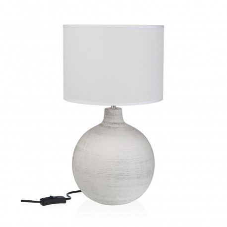 LAMPE DE TABLE CÉRAMIQUE DEWAS BLANCHE LAMPE DE TABLE CÉRAMIQUE DEWAS BLANCHE