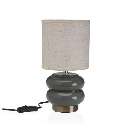 LAMPE DE TABLE CÉRAMIQUE ONKARA GRISE