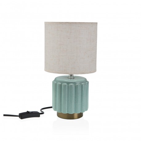 LAMPE DE TABLE CÉRAMIQUE MEHARA BLEUE
