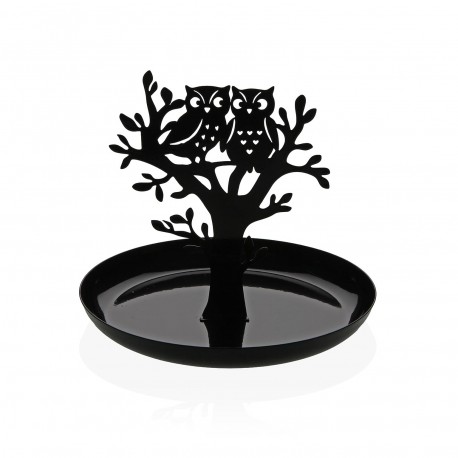 BOÎTE À BIJOUX HIBOUX NOIR