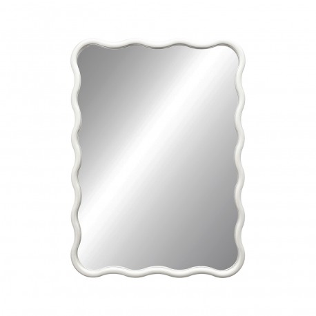 MIROIR VAGUES BLANC