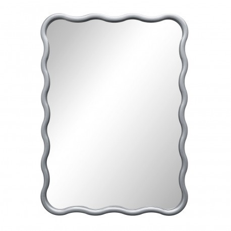 MIROIR VAGUES ARGENTÉ