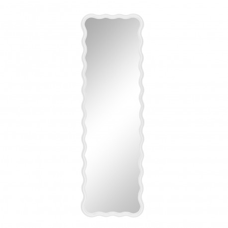 MIROIR CADRE BLANC ONDULÉ