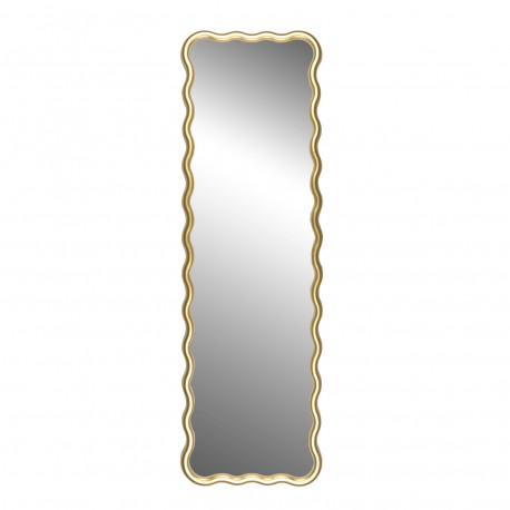 MIROIR CADRE DORÉ ONDULÉ