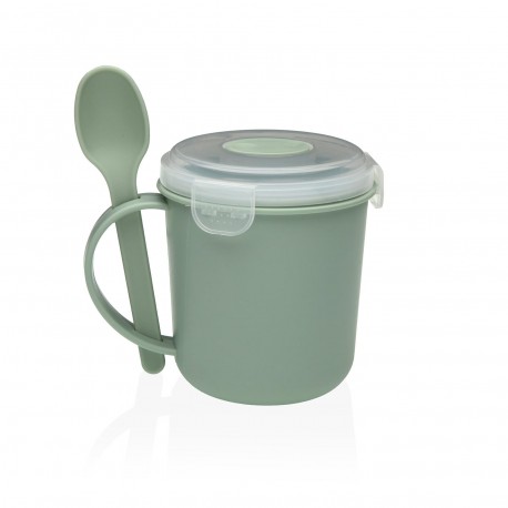 VERRE ALIMENTS CUILLÈRE VERT