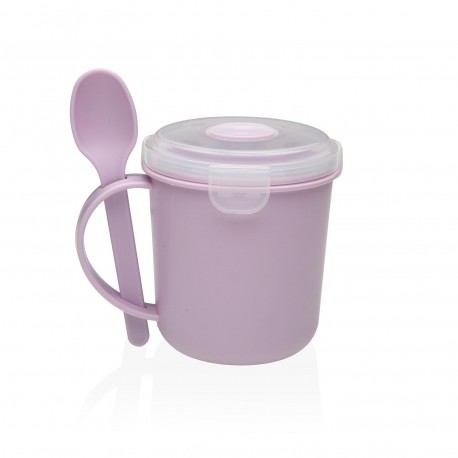 VERRE ALIMENTS CUILLÈRE VIOLET