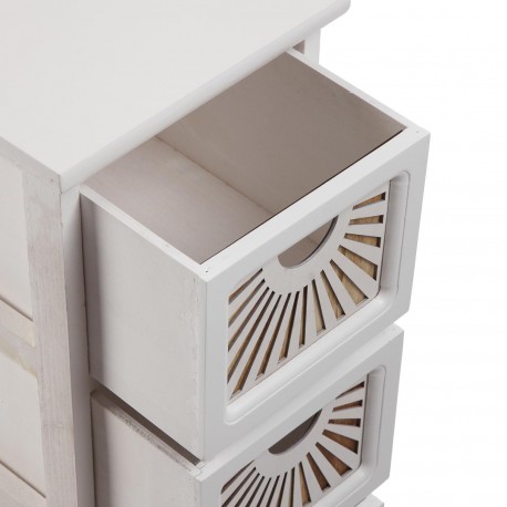 COMMODE 3 TIROIRS ADDA BLANCHE