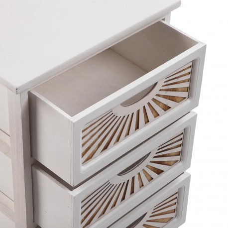 COMMODE 3 TIROIRS ADDA BLANCHE