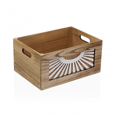 SET 3 BOÎTES BOIS ADDA MARRON
