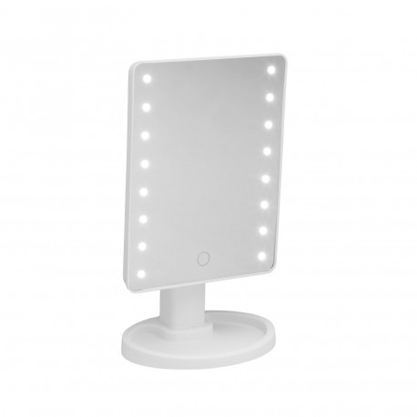 MIROIR BLANC AVEC LUMIÈRE LED