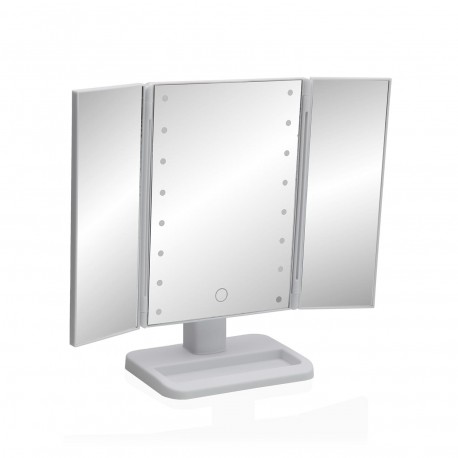 MIROIR BLANC AVEC LUMIÈRE LED